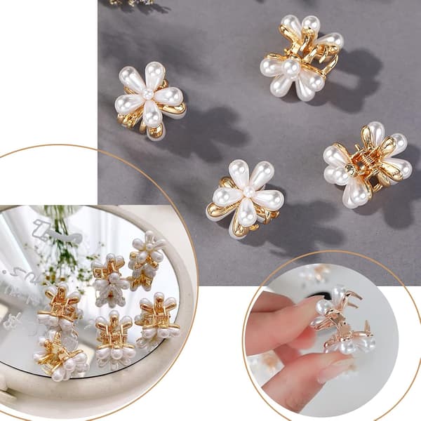 Små hårklämmor, 10-pack Mini hårklämmor Hårklämmor Flowe