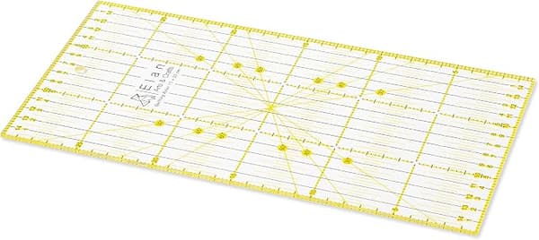 Patchwork lineal 30cm x 15 cm, lineal de costura