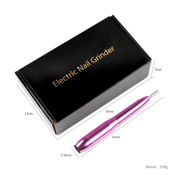 Elektrisk manikyr och pedikyr kit, Elektrisk nagelfil Silver
