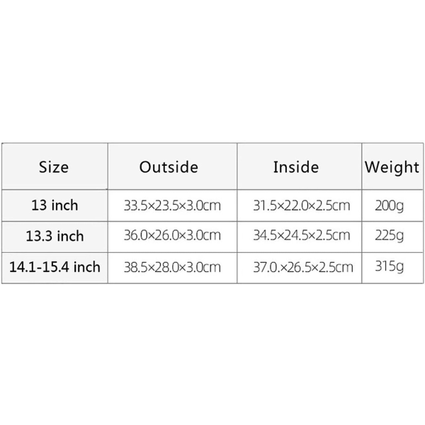 Enkel håndholdt laptopveske for menn og kvinner, 13-15,6 tommer - marineblå 13.3 inch