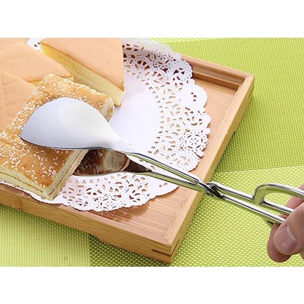 Salladstänger 2-pack Rostfritt Stål Grillmatlagningstänger Kitche