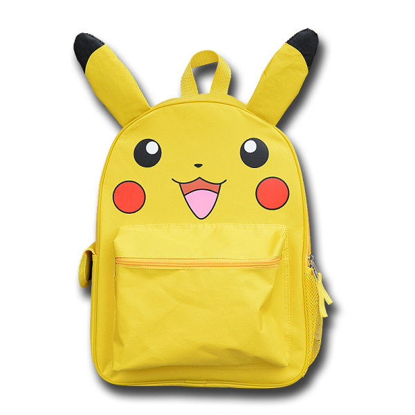 Pikachu-reppu miesten ja naisten koululaukku, suuri kapasiteetti