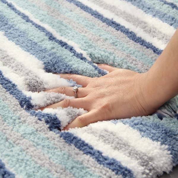 40x60cm Sklisikker Badematte Mikrofiber Badteppe