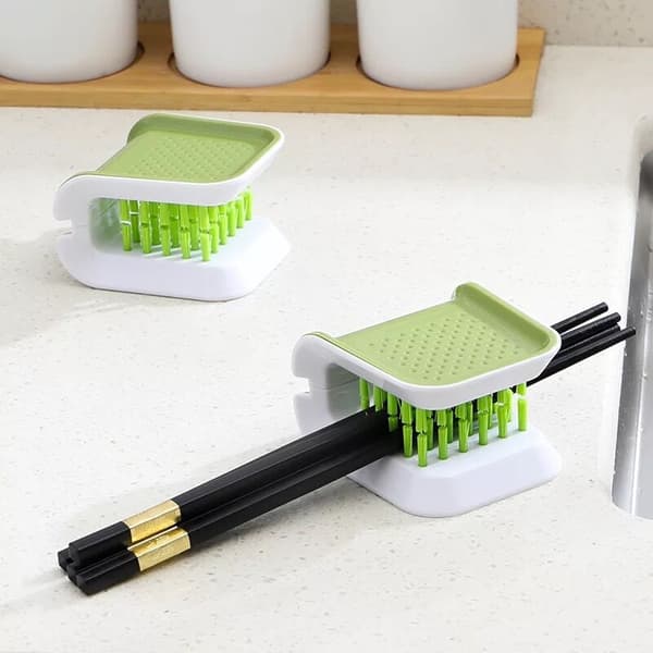2 st BladeBrush - Kniv- och bestickborste - Grön