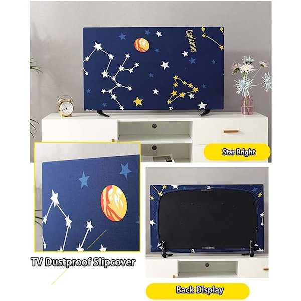 Stretch Dammskydd för TV-skärm, datorskrivbord, dammskydd,