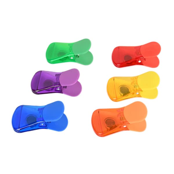 12 lommeklips med magneter - Chip lommeklips, forseglede matklips