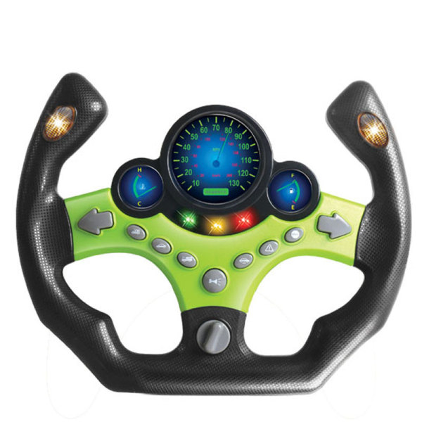 Electric Simulation Steering Wheel Toy With Light And Sound Educ