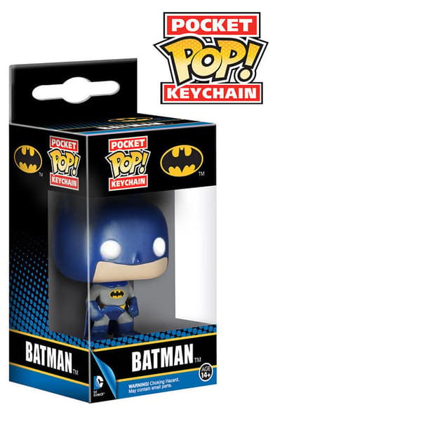 Batman nyckelring i tecknad stil