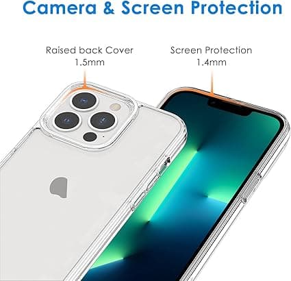 Etui til iPhone 13 Pro 6,1 tommer, ridsefast cover