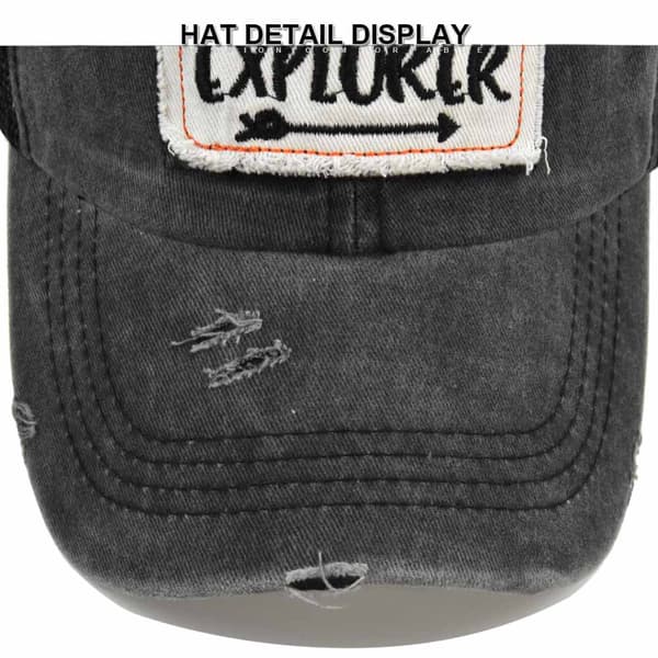 Cap for menn og kvinner, justerbar, Trucker Cap