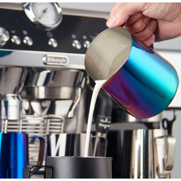 Rustfritt stål melkekanne 350ml med spesiell Latte Art-tut