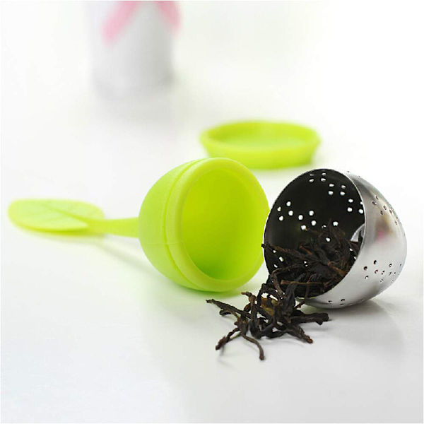 2 teinfuser, levande blad teinfuser, silikagelpåsar med sta