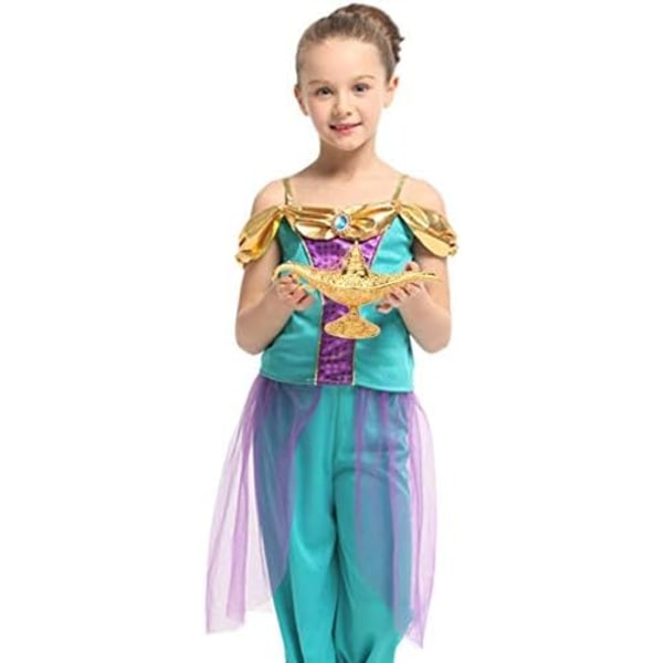 Klassisk Aladdin Magic Genie Lamp Legend Wishing Light Costume La