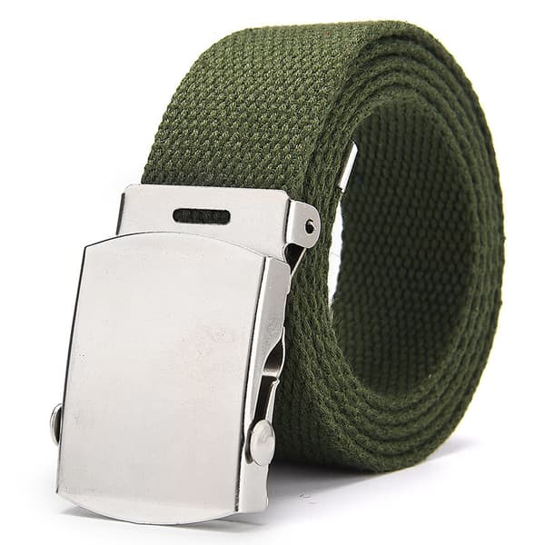 Militær stil webbing bælte 6 farver 120 cm lang 3,5 cm bred