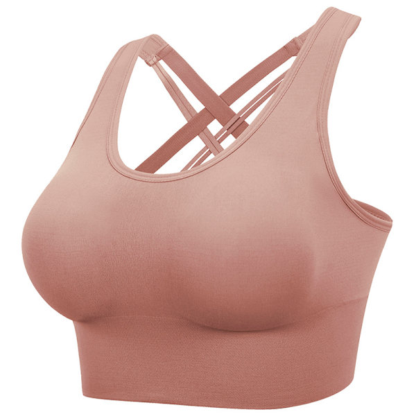 Kvinnors skönhetsrygg en sömlös sport-bh - Rosa M