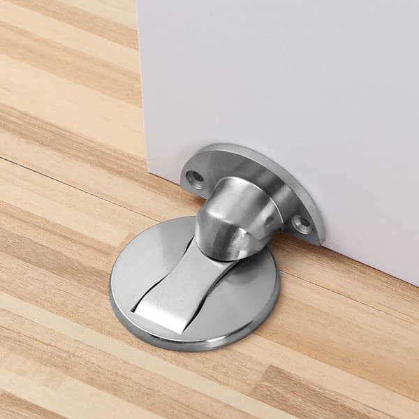 Børstet satin nikkel magnetisk dørstopper, usynlig magnetisk dørstopper