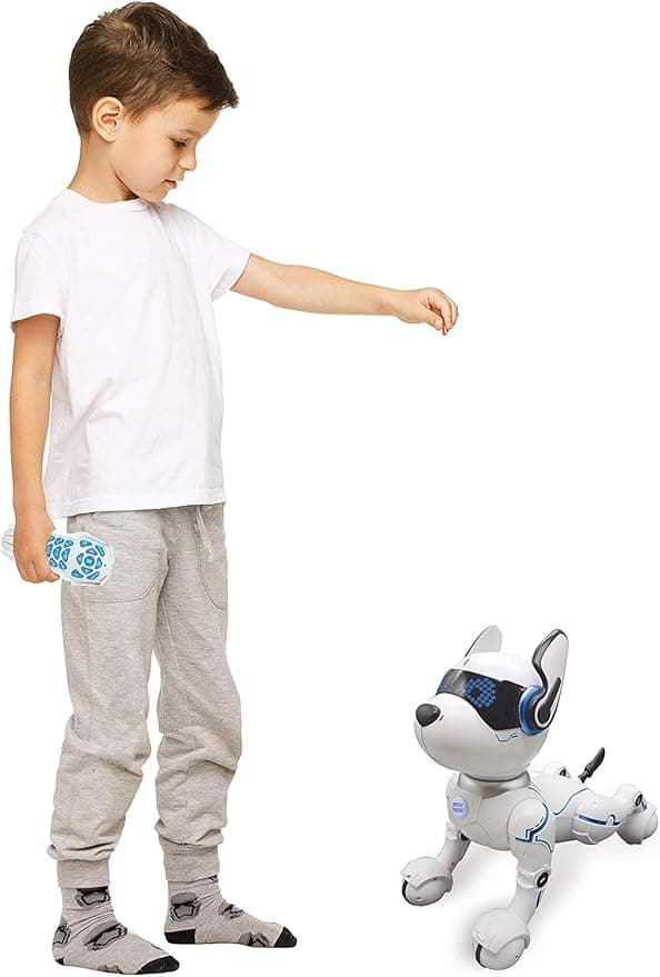 Power Puppy Smart Robot Hund Programmerbar med Fjernkontroll, Da