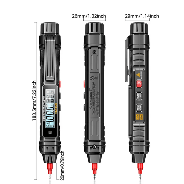 Liten bärbar helautomatisk digital multimeter med hög precision