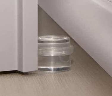 3 stk. selvklæbende gummistop til døre, gummistop til døre