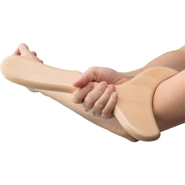 3 kappaletta puinen Gua Sha -työkalu Selkähieronta-alusta Sopii Cel
