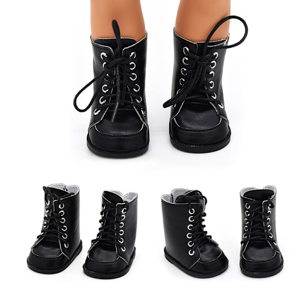18 tuuman American Girl -lisävarusteet 43 cm Rebirth Doll Boots
