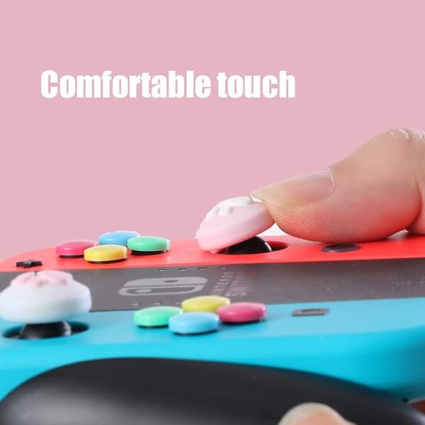 Switch-knapknapper, poteaftryk-tommelfingergrebsknapper til Nintendo Switc