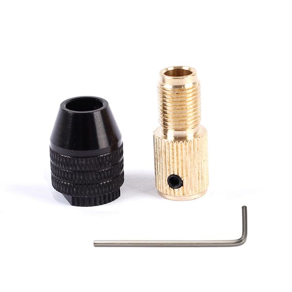 4PCS Mini Nyckellös Chuck, Mini Elektrisk Borrchuck Klämkapacitet