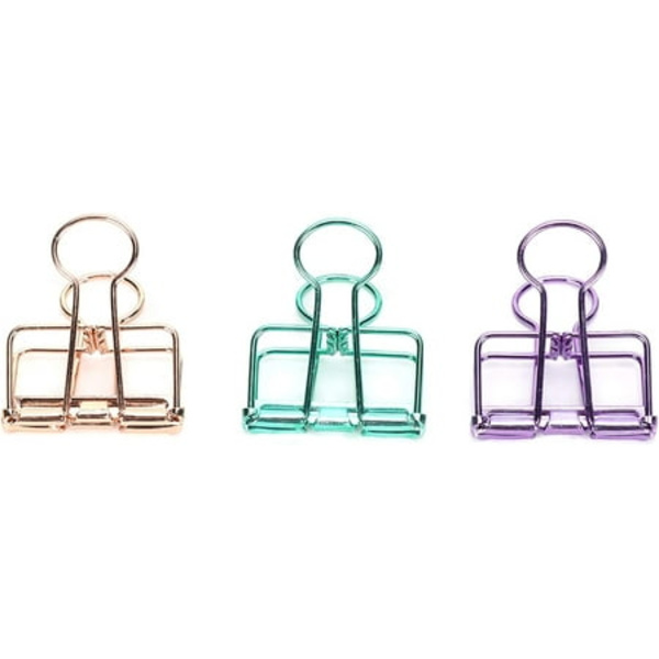 Wire Binder Clips, Hollow Binder Clips, Metal Wire Binder Clips,