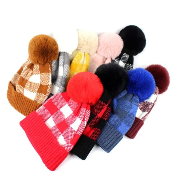 Damer Vinter Varme Hat Retro Ternet Uld Hue