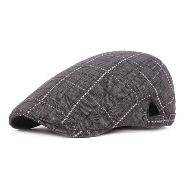 Tunge beret beret til mænd vintage ternet hatte hatte til middelalderen