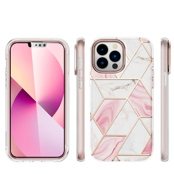 (marmori) Ohut suojakotelo iPhone 13 Prolle (6.1'')