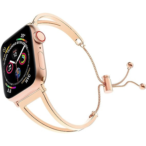 Ruostumattomasta teräksestä valmistetut rannekkeet, jotka ovat yhteensopivia Apple Watchin kanssa 38-40 mm