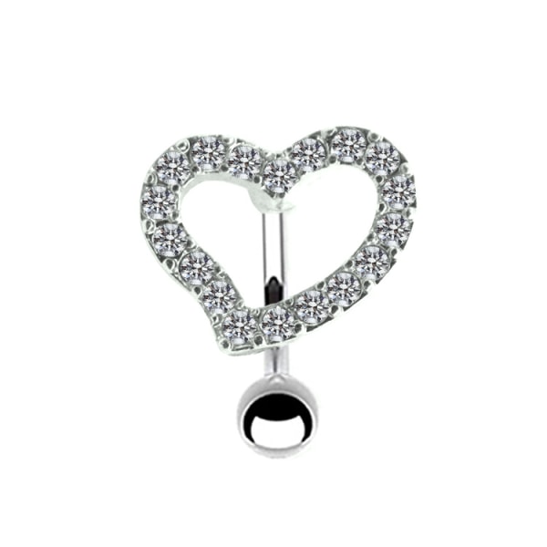 Mavepiercing, Hjerteformet omvendt mavepiercing, Pave Crys