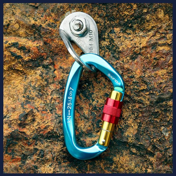 Bjergbestigning Spænde Hurtig Suspension D Type Master Lock Outdoo