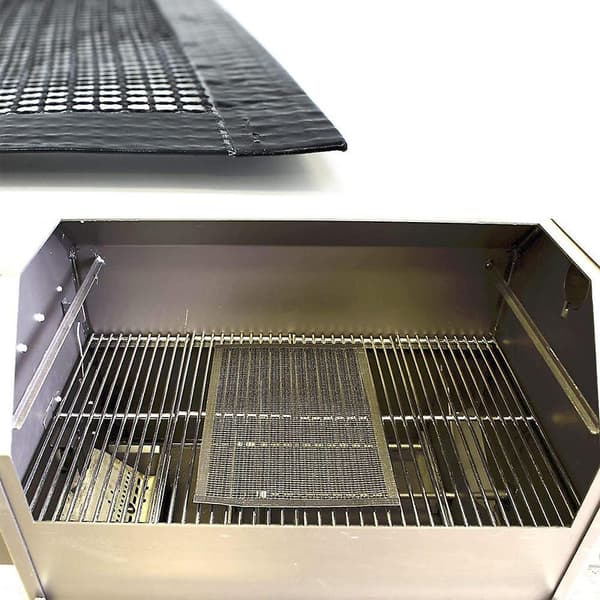 3 stk. Sort Grill Mesh Måt Til Gas Kul Elektrisk Grill