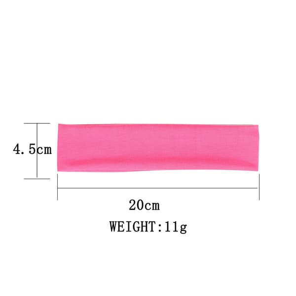 Elastiska pannband, 6-pack damhårband, yogapannband