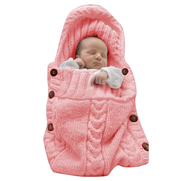 Newborn Wrap Swaddle Blanket Knit Sleeping Bag Sleep Sack Stroll