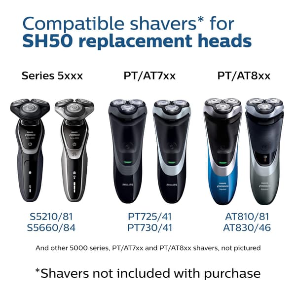Reservedele til Philips Norelco shaver serie 5000, SH50/5