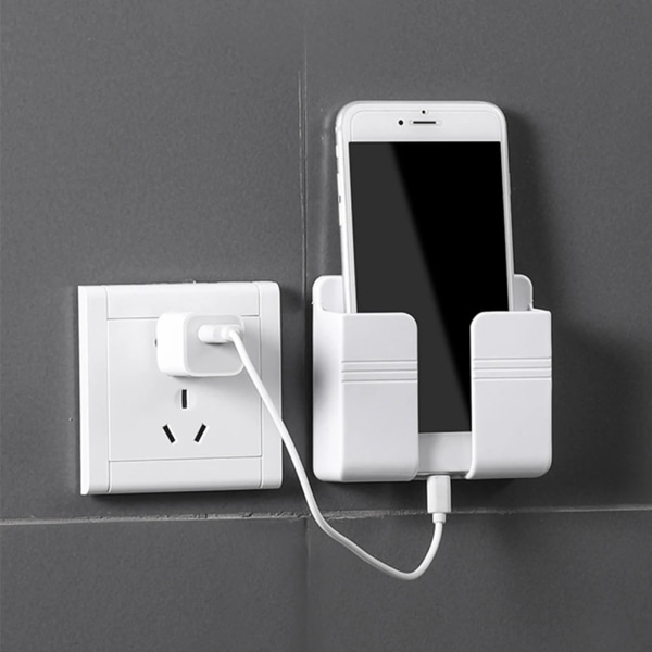 3pcs Wall Phone Socket Holder Mobile Phone Charging Holder Air C