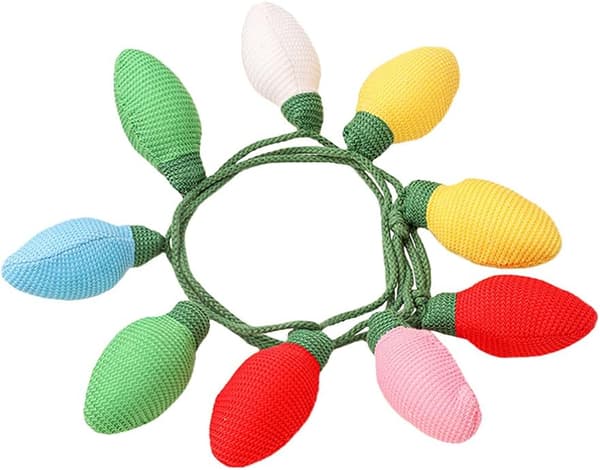 Juleuld Filtede Bold Garland Festlig Jul DIY Strikkede C