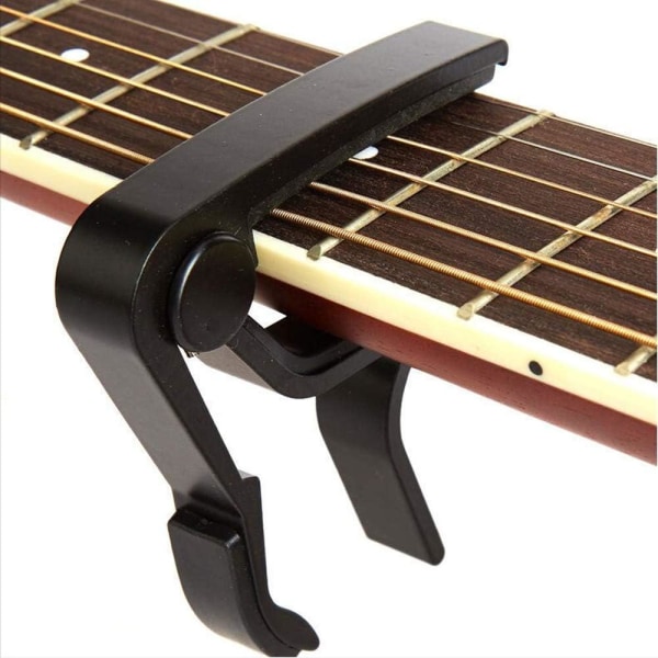 Set med 2 gitarr capo, akustisk gitarr, elgitarr capo