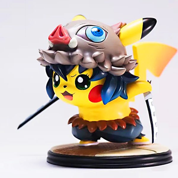 Ghost Killing Blade Manual Pikachu COS Dragt Model (2)