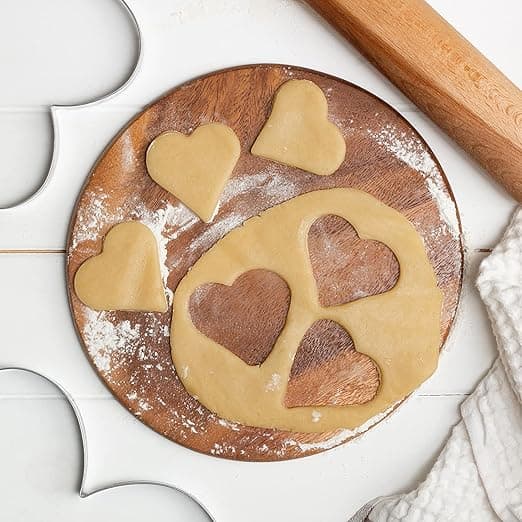 Sett med 20 kakeform, rustfritt stål kakeform, kake