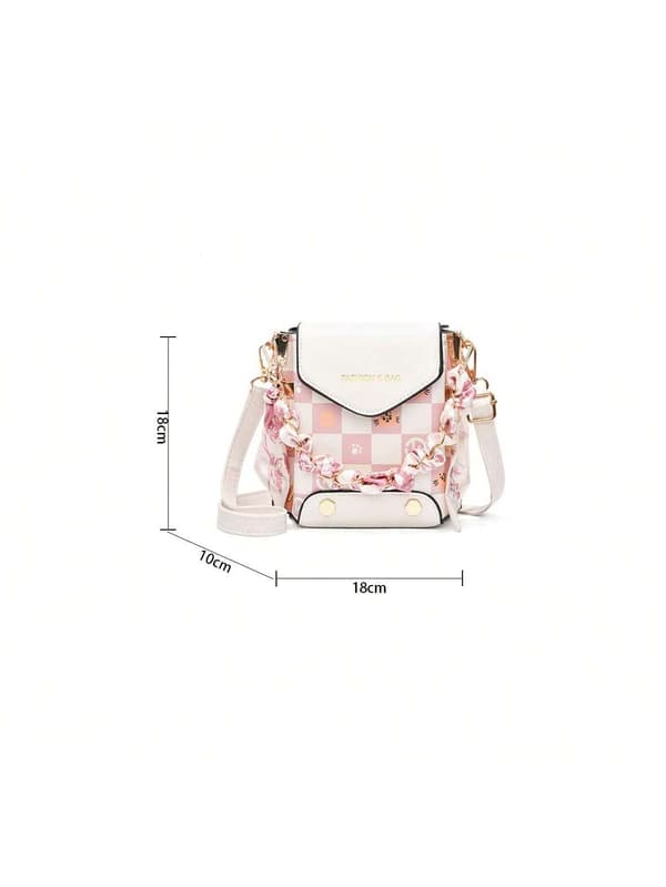 Små Crossbody Väskor För Kvinnor Mode Mobiltelefon Plånbok Axelväskor Med Bred Rem - Kaffe Coffee