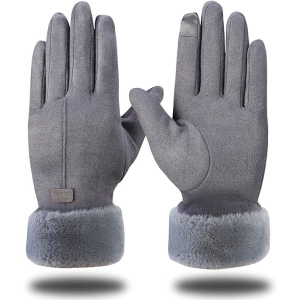 Vinterhandskar för kvinnor Varm pekskärm Elastisk vindtät handske