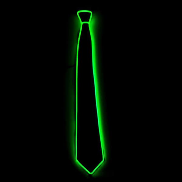 (Grön) LED Ljus Upp Slips Glow Light Up Slips Neon Led Slips LED