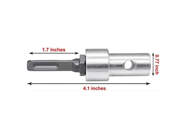 Hage elektrisk drill adapter for lednings- og batteridriller, Qu