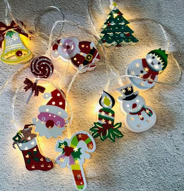 Santahode LED dekorative lampe - 3m, 20 lys - USB-modell
