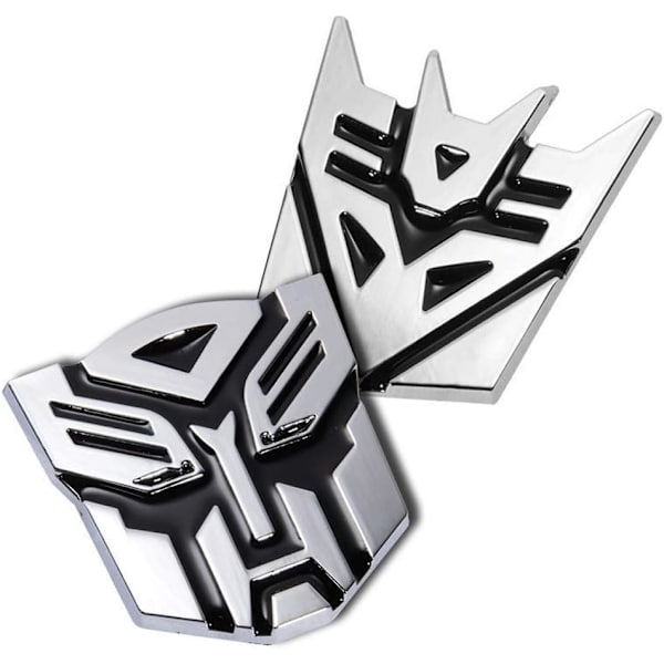 2 kpl 3D-stereometalliautotarra, 3D-stereoskooppinen puhdasmetalliauto