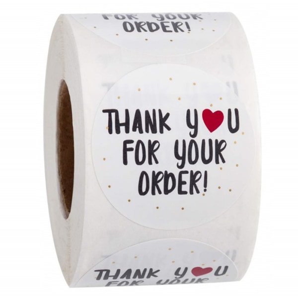 1 inch roll packed with closure labels thanks to craft sticker l